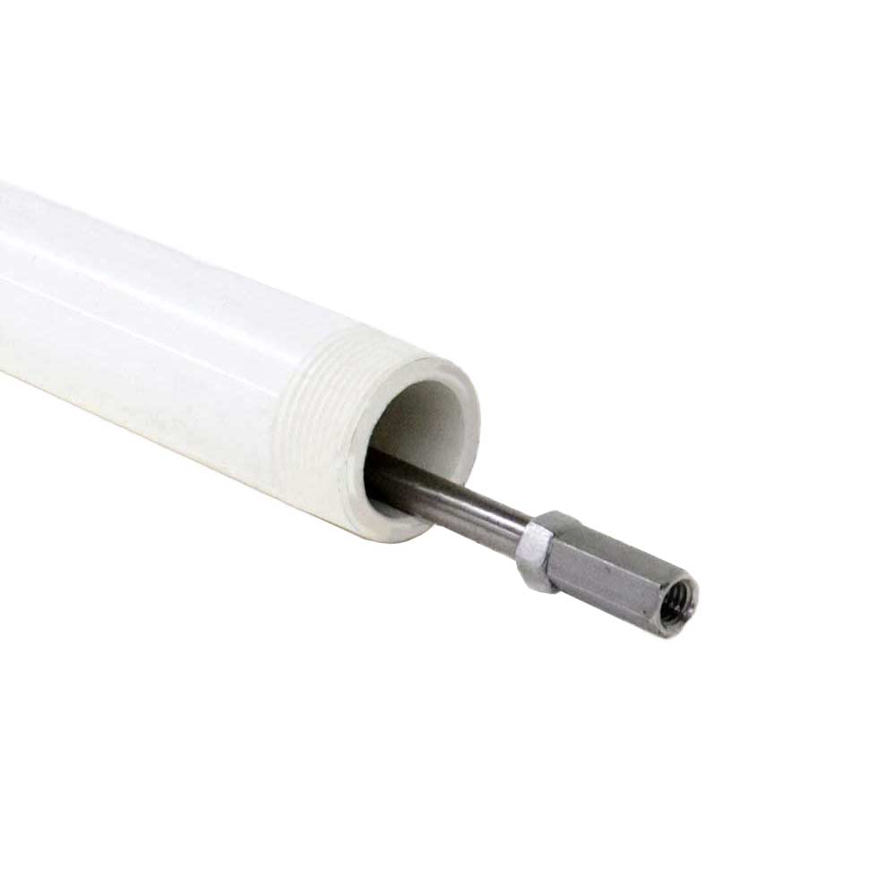1 1/4 NPT 8' Schedule 120 PVC Drop Pipe and 3/8 Stainless Steel Rods